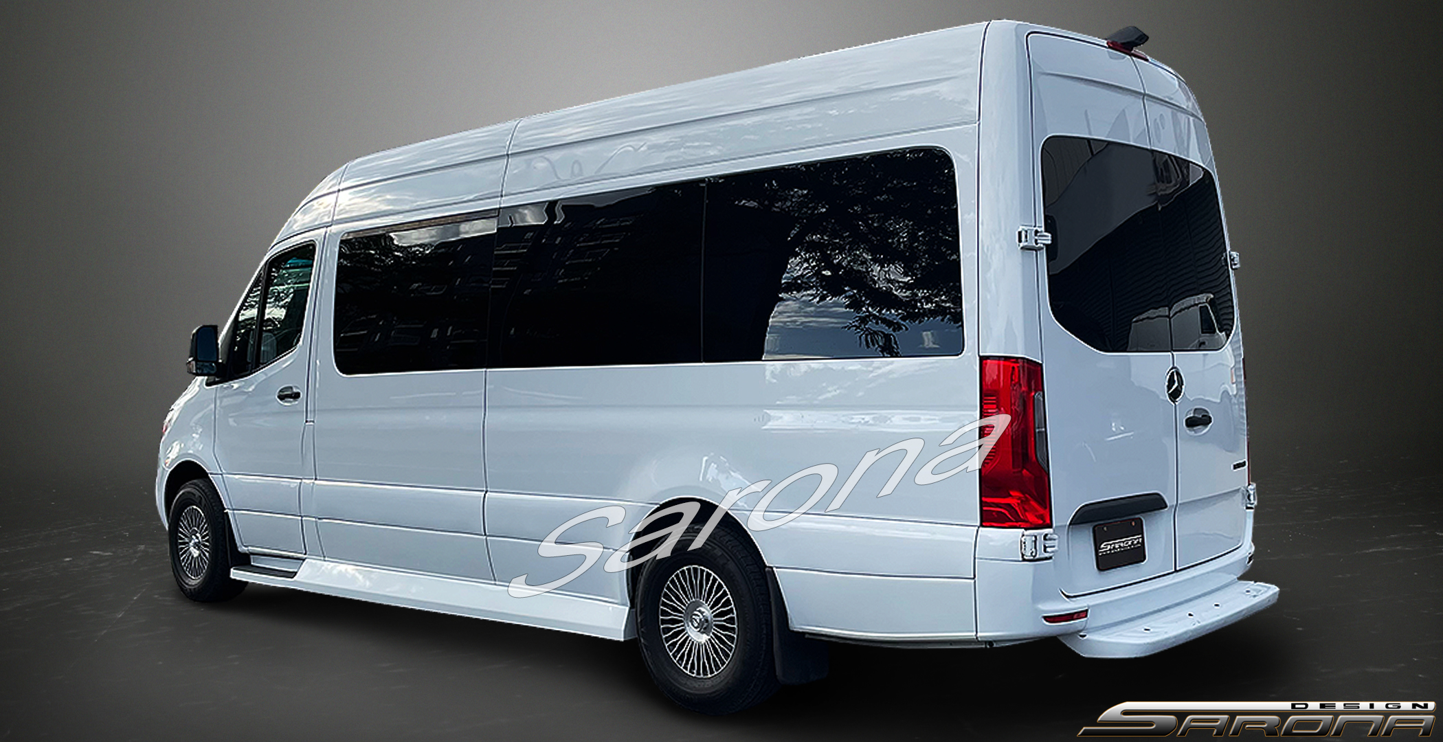 Custom Mercedes Sprinter  Short Wheel Base Running Boards (2019 - 2026) - $1350.00 (Part #MB-019-SB)